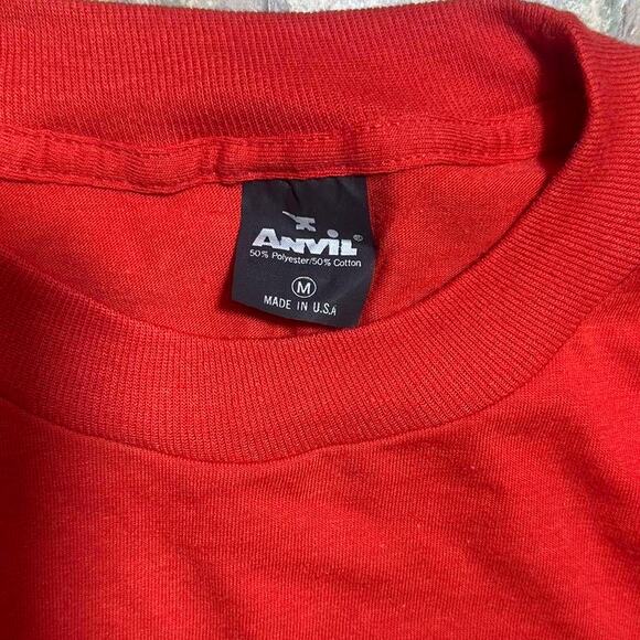 Vintage 90s Single Stitch Skittles Promo Tee Mens Medium Red Blue Candy Shirt - Picture 4 of 4